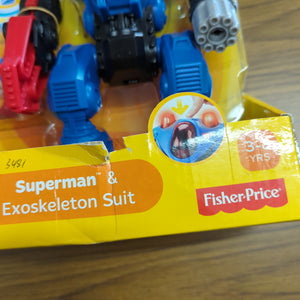 Fisher Price Imaginext Superman and Exoskeleton Suit FRENLY BRICKS - Open 7 Days