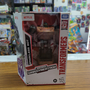 Transformers Netflix SPARKLESS BOT War For Cybertron Deluxe Class Figure WFC FRENLY BRICKS - Open 7 Days