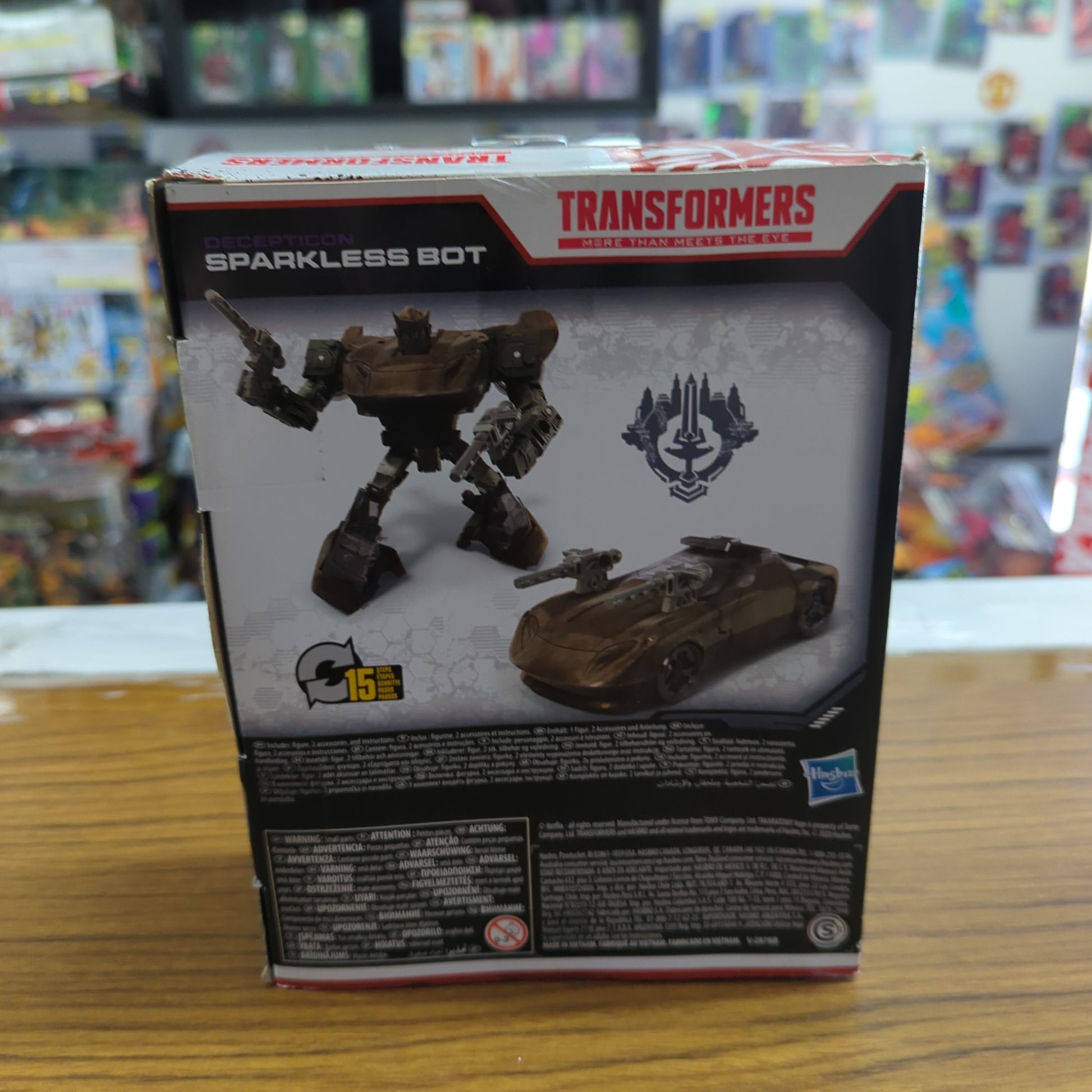 Transformers Netflix SPARKLESS BOT War For Cybertron Deluxe Class Figure WFC FRENLY BRICKS - Open 7 Days