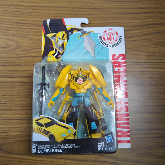 Transformers Warrior Class ~ NIGHT STRIKE BUMBLEBEE Figure ~ Robots in Disguise FRENLY BRICKS - Open 7 Days