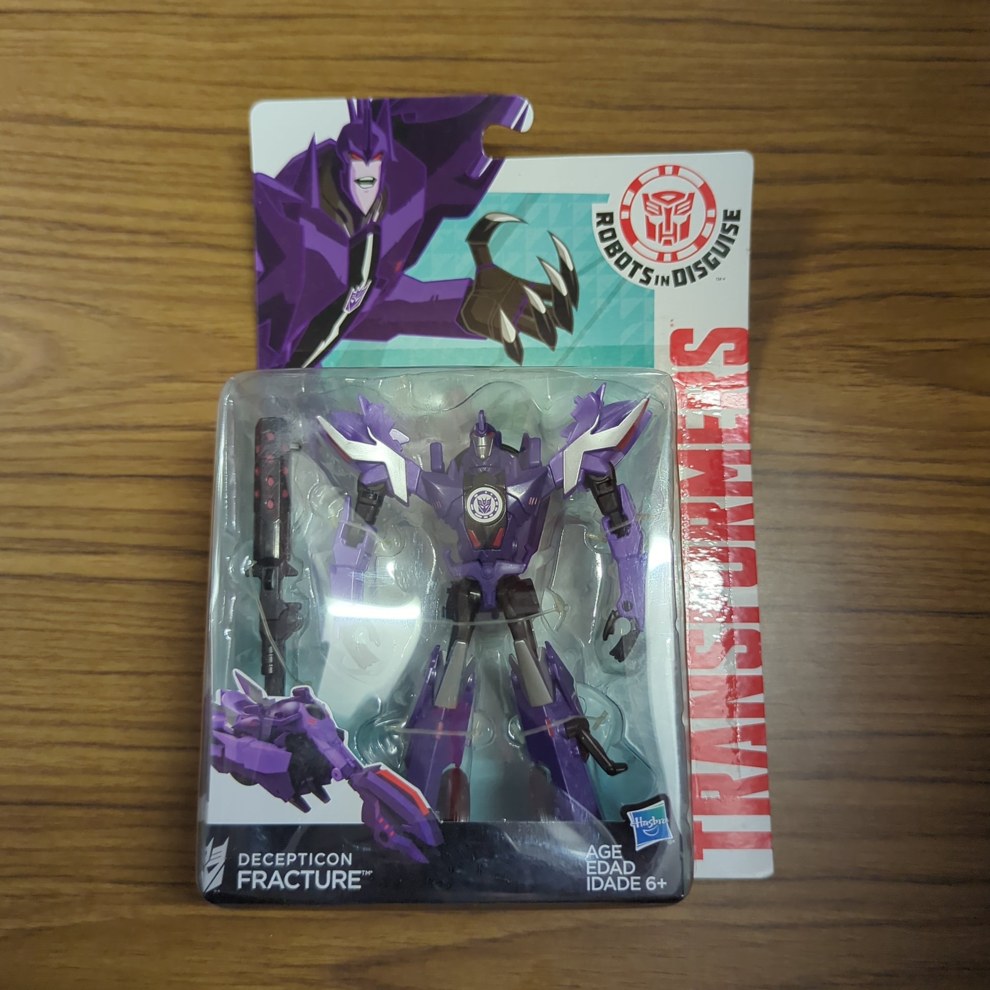 Transformers Decepticon Fracture 2015 Robots In Disguise Warrior Class Figure FRENLY BRICKS - Open 7 Days