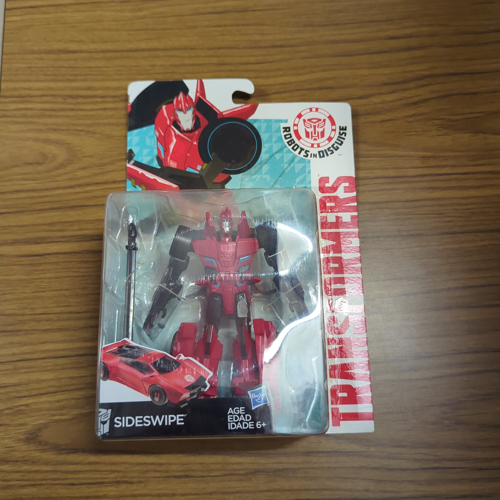 Transformers Robots In Disguise Sideswipe MOSC Warrior Class RID 2014 Deluxe FRENLY BRICKS - Open 7 Days