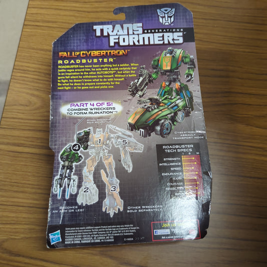 Transformers Generations ROADBUSTER - Fall of Cybertron FOC Ruination Deluxe NEW FRENLY BRICKS - Open 7 Days