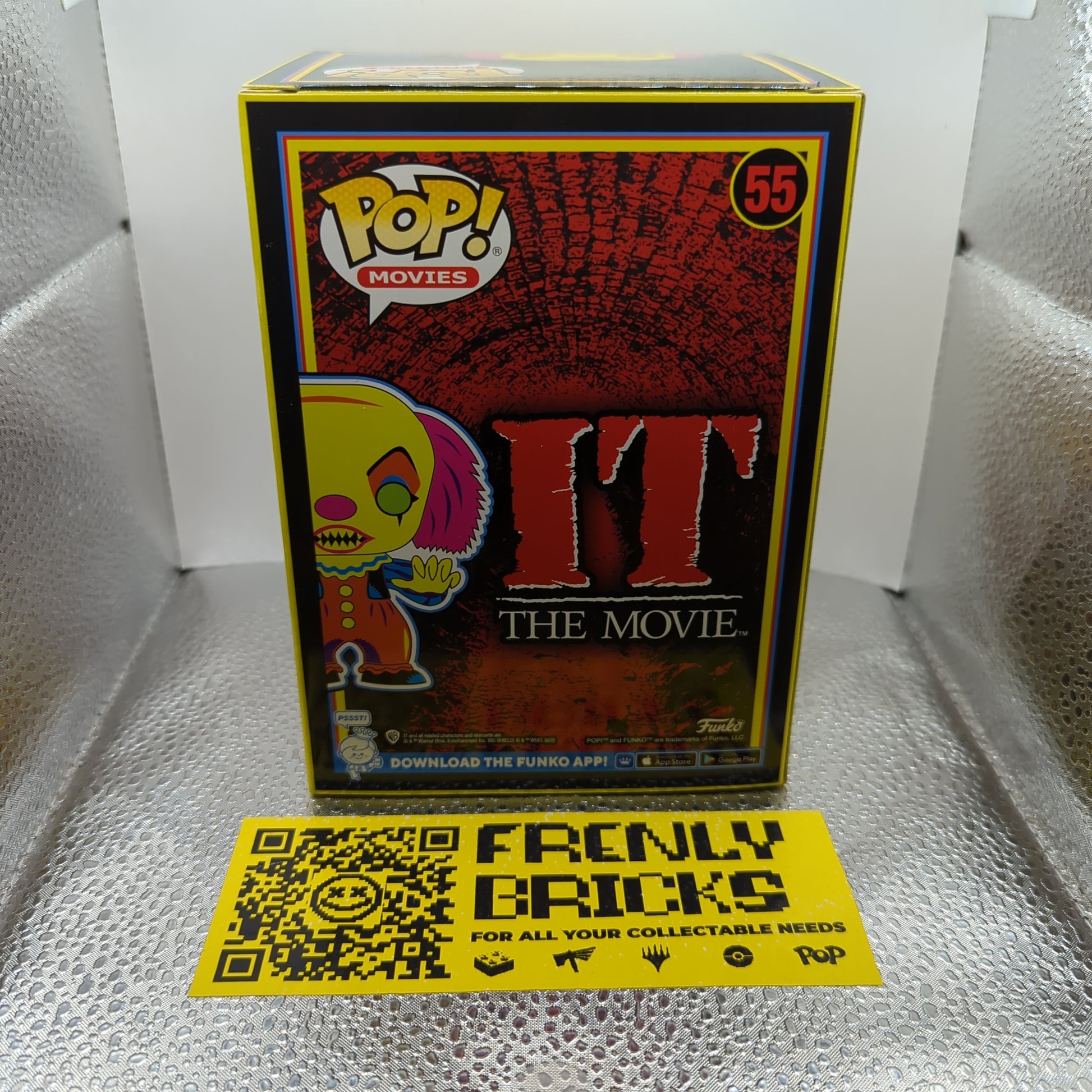 IT Movie- Pennywise Blacklight Pop! Vinyl  Funko #55 FRENLY BRICKS - Open 7 Days