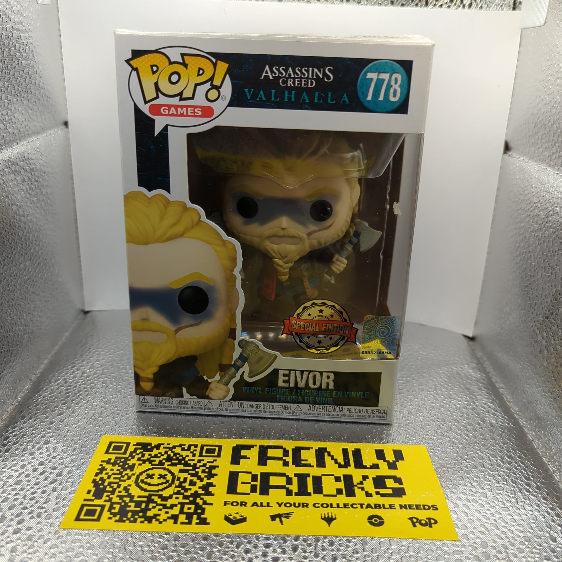 Funko Pop Eivor 778 - ASSASSIN'S Creed Valhalla Original Vinyl FRENLY BRICKS - Open 7 Days