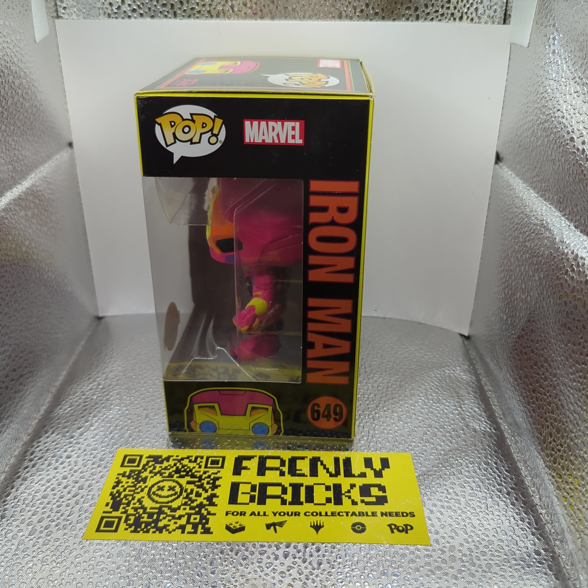 Special edition Marvel: Blacklight - Iron Man Funko Pop! Vinyl Figure #649 FRENLY BRICKS - Open 7 Days