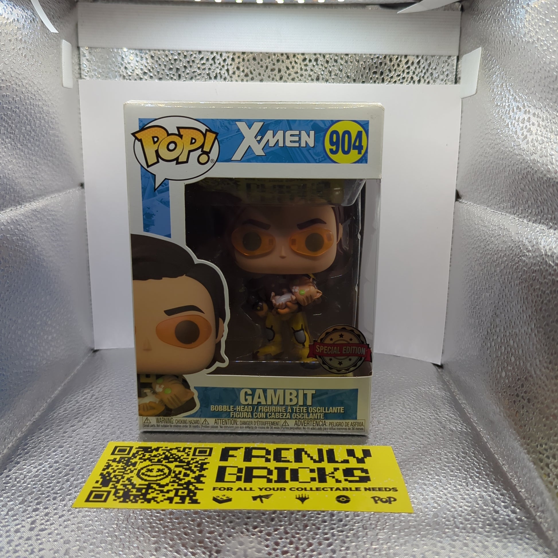 X-Men Gambit with Cat Exclusive Funko Pop Vinyl Figure #904 Special Editon FRENLY BRICKS - Open 7 Days