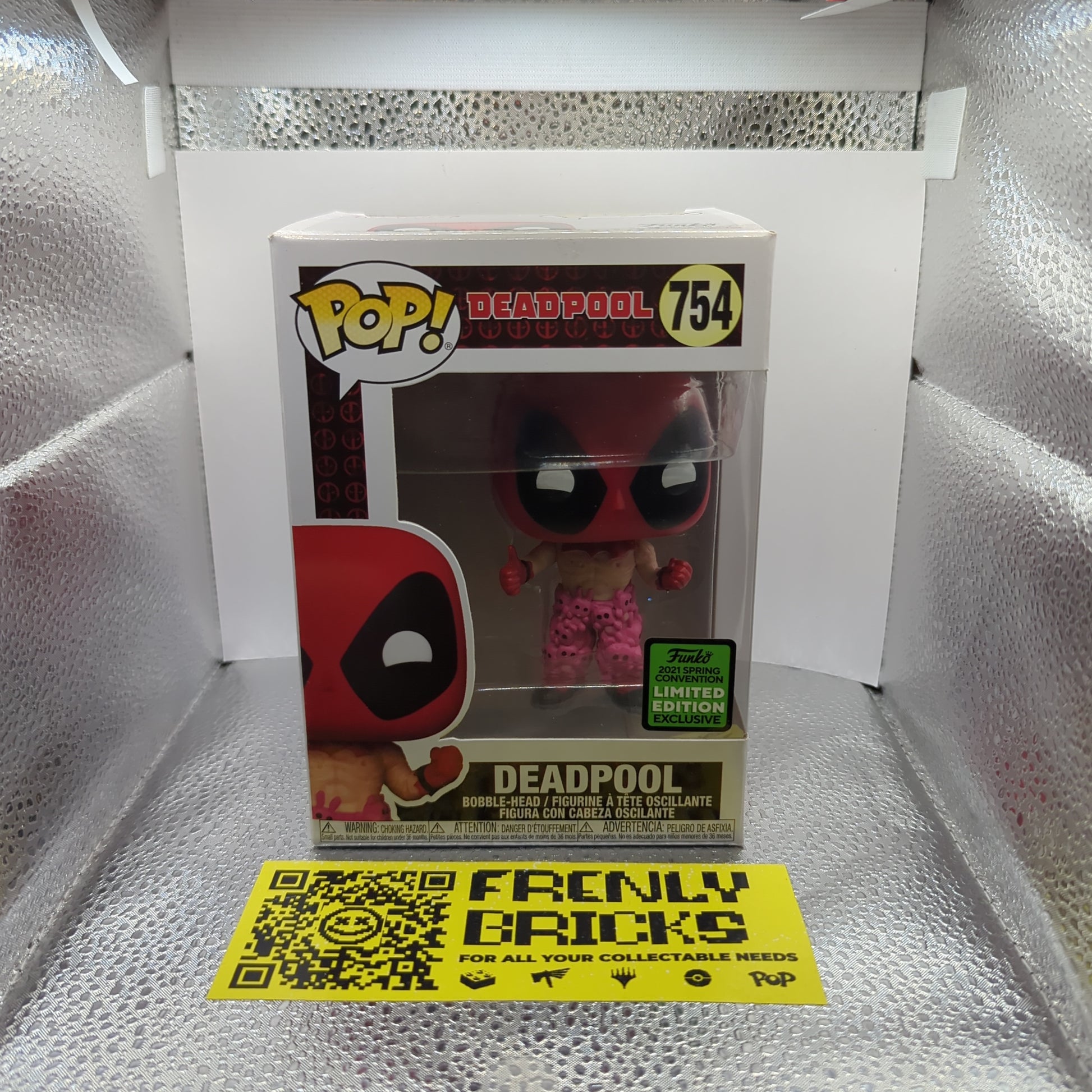 Marvel Deadpool with Teddy Belt ECCC 2021 US Exclusive Funko POP! Vinyl #754 FRENLY BRICKS - Open 7 Days