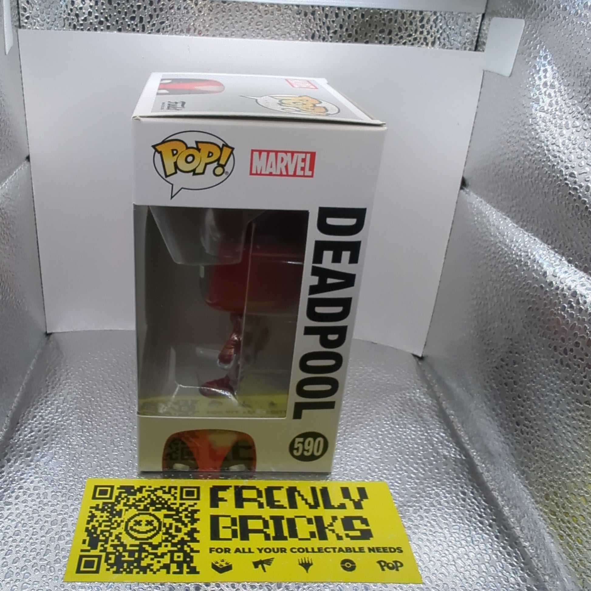 DEADPOOL Metallic Funko Pop! Vinyl #590 Special Edition FRENLY BRICKS - Open 7 Days