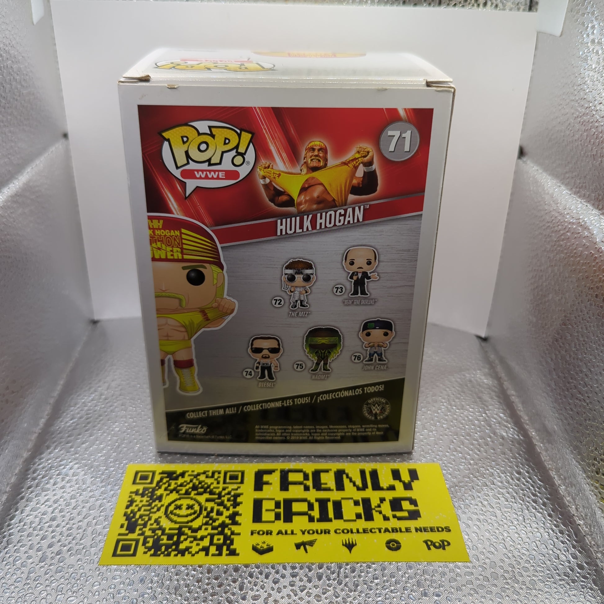 WWE Hulk Hogan Funko Pop! Vinyl #71 Special Edition FRENLY BRICKS - Open 7 Days