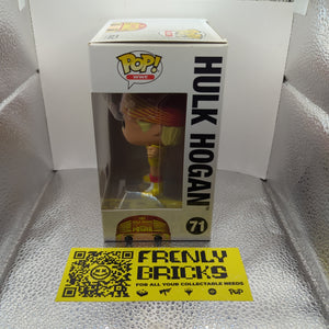 WWE Hulk Hogan Funko Pop! Vinyl #71 Special Edition FRENLY BRICKS - Open 7 Days