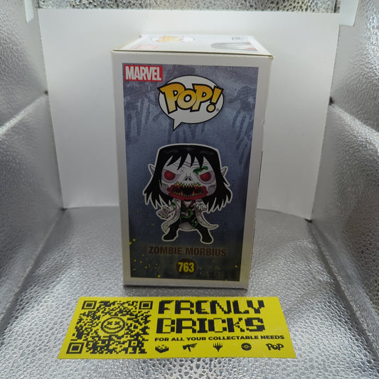 Marvel Funko Pop - Zombie Morbius - Marvel Zombies - ECCC Exclusive - No. 763 FRENLY BRICKS - Open 7 Days