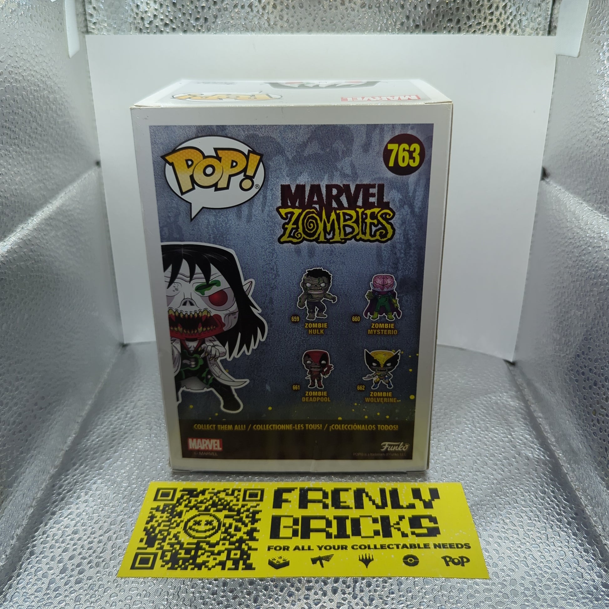 Marvel Funko Pop - Zombie Morbius - Marvel Zombies - ECCC Exclusive - No. 763 FRENLY BRICKS - Open 7 Days