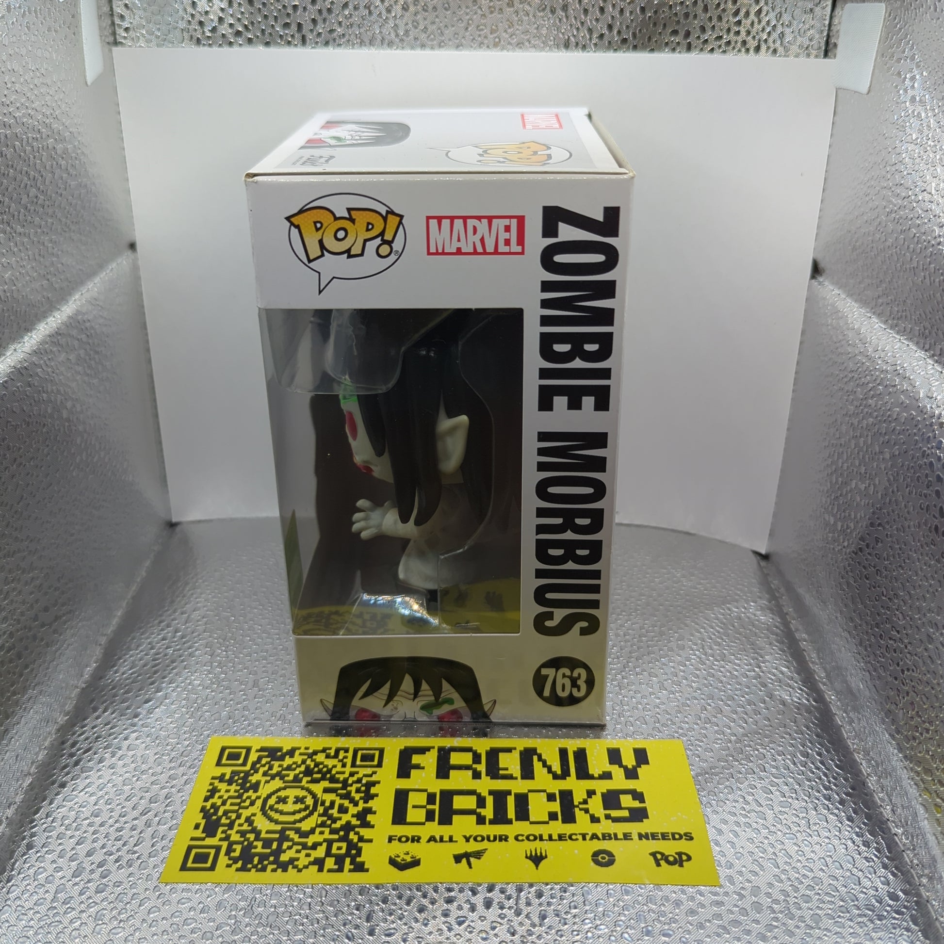 Marvel Funko Pop - Zombie Morbius - Marvel Zombies - ECCC Exclusive - No. 763 FRENLY BRICKS - Open 7 Days