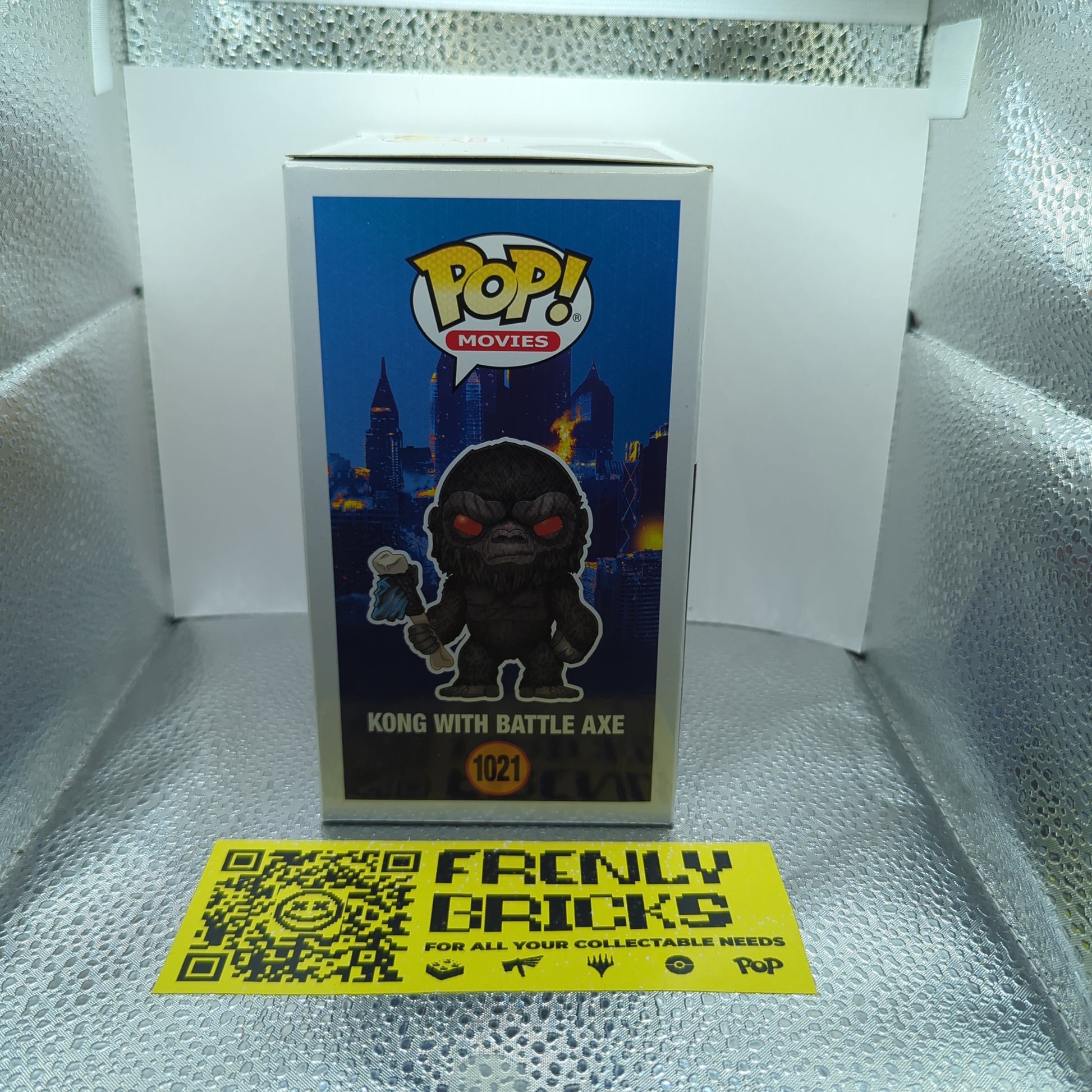 Godzilla vs Kong Flocked Special Edition Funko Pop! Vinyl #1021 King With Axe FRENLY BRICKS - Open 7 Days