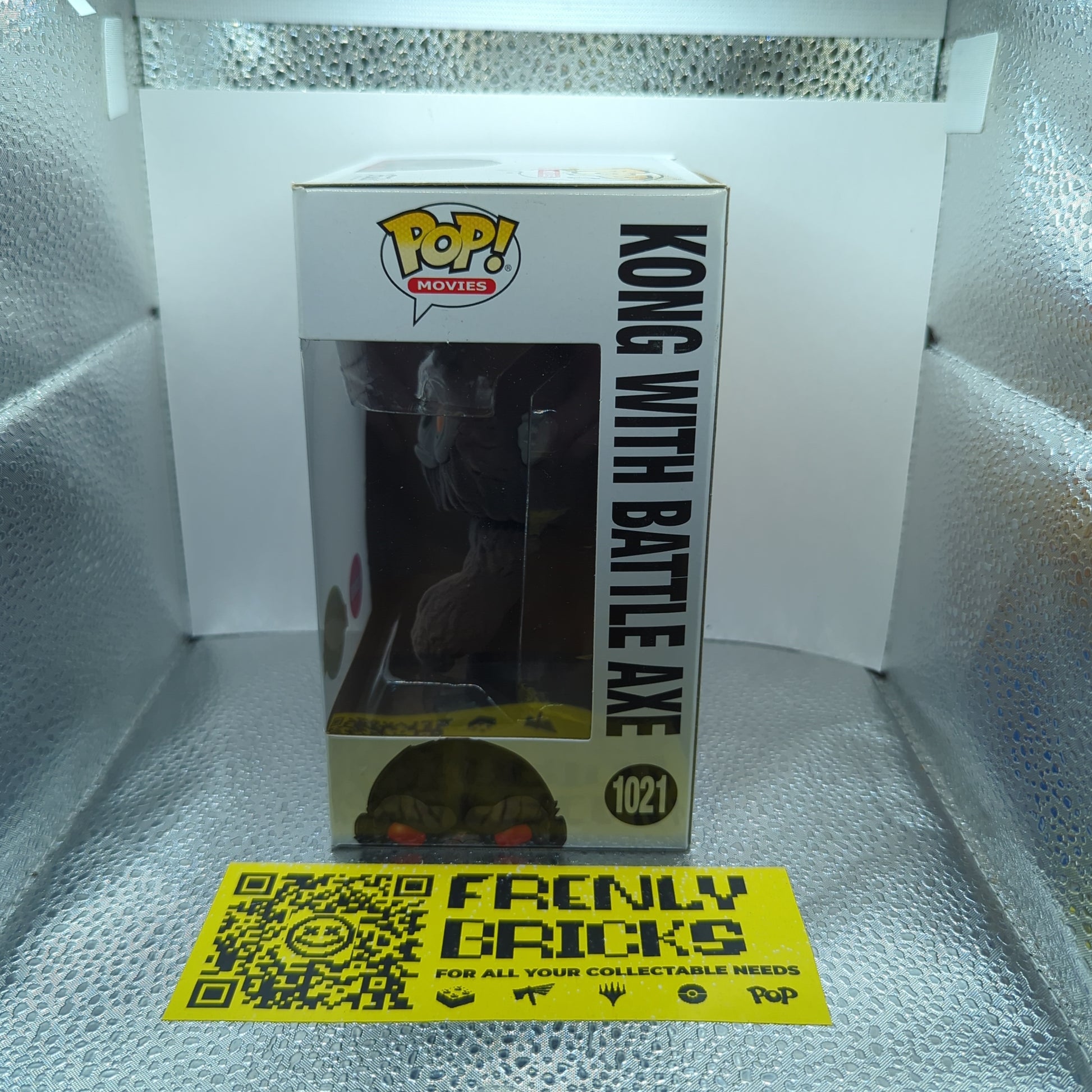 Godzilla vs Kong Flocked Special Edition Funko Pop! Vinyl #1021 King With Axe FRENLY BRICKS - Open 7 Days