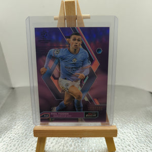 Phil Foden 2022-23 Topps Finest UEFA Purple Refractor /299 Manchester City FRENLY BRICKS - Open 7 Days