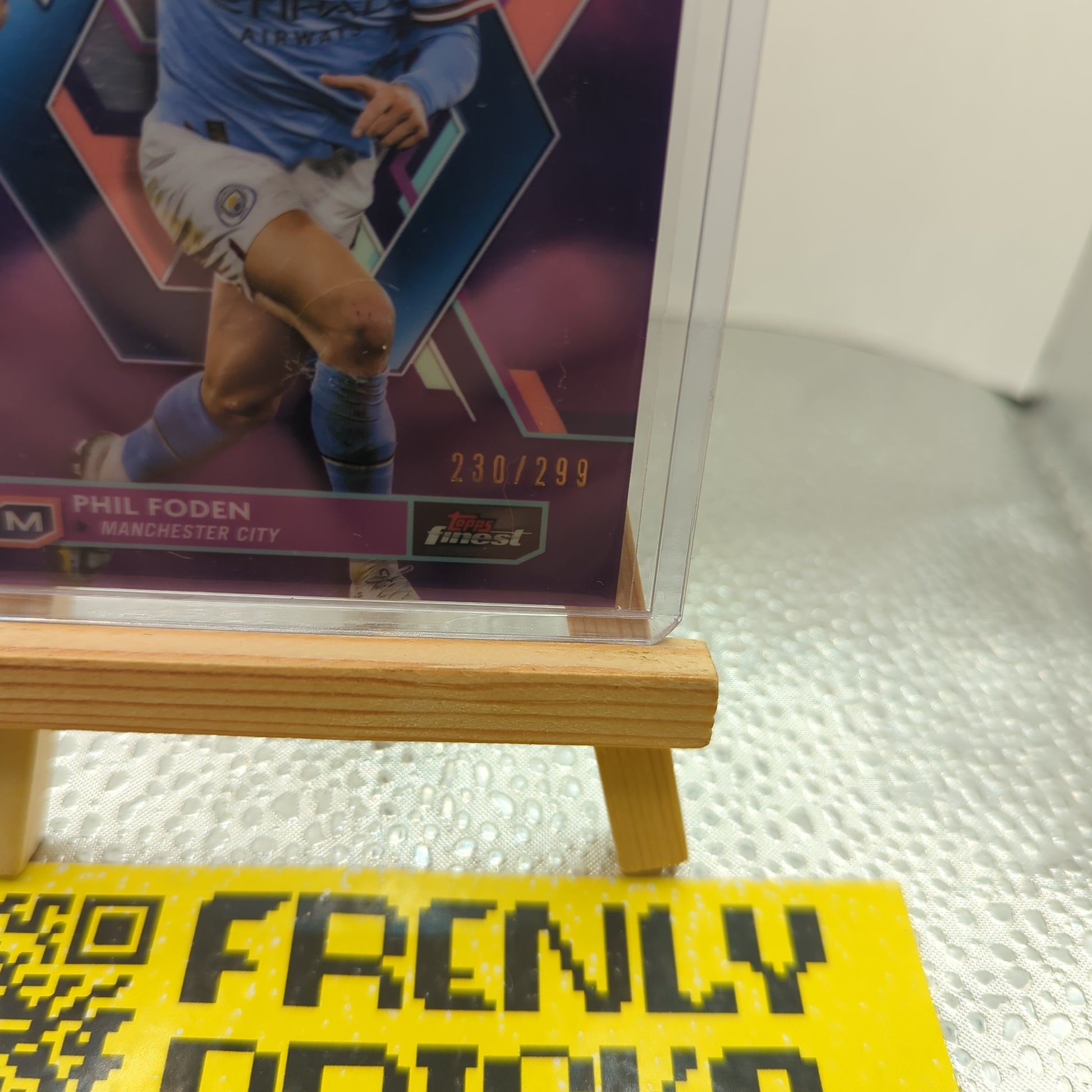 Phil Foden 2022-23 Topps Finest UEFA Purple Refractor /299 Manchester City FRENLY BRICKS - Open 7 Days