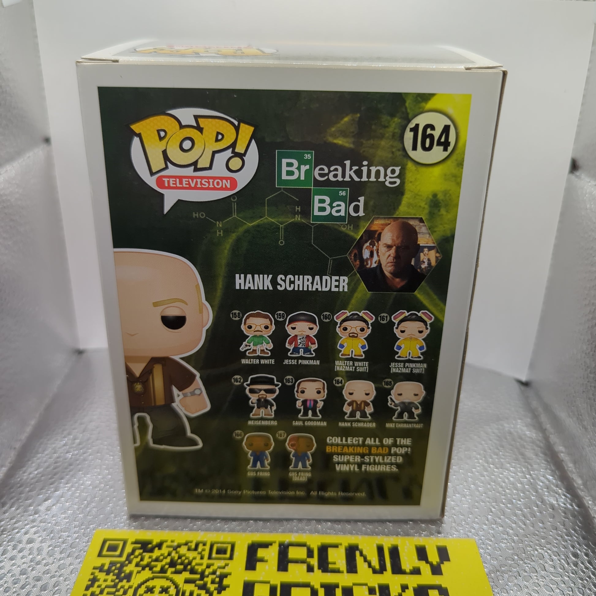 HANK SCHRADER 164 BREAKING BAD Funko Pop Vinyl FRENLY BRICKS - Open 7 Days