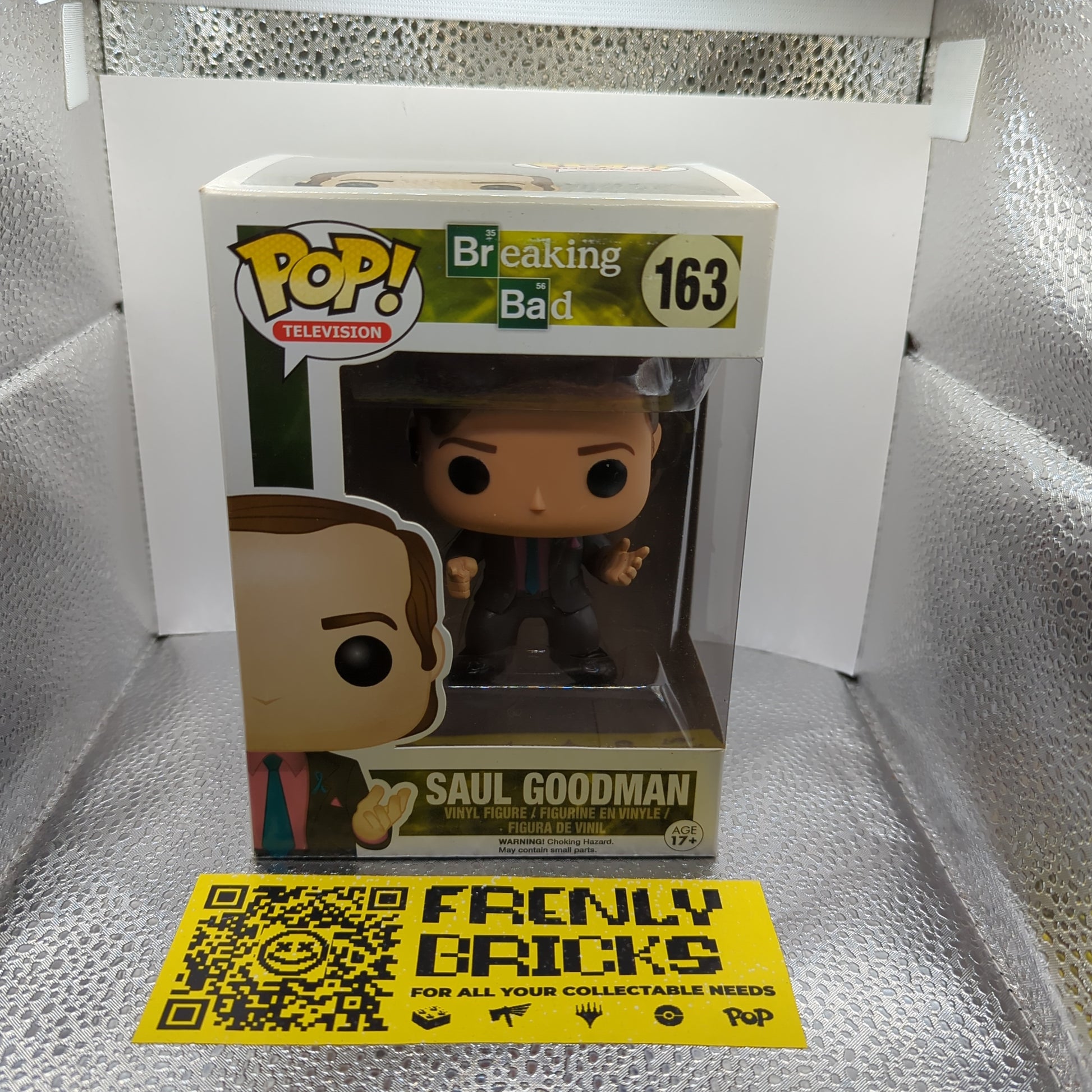 Funko Pop Vinyl - Breaking Bad - Saul Goodman #163 FRENLY BRICKS - Open 7 Days