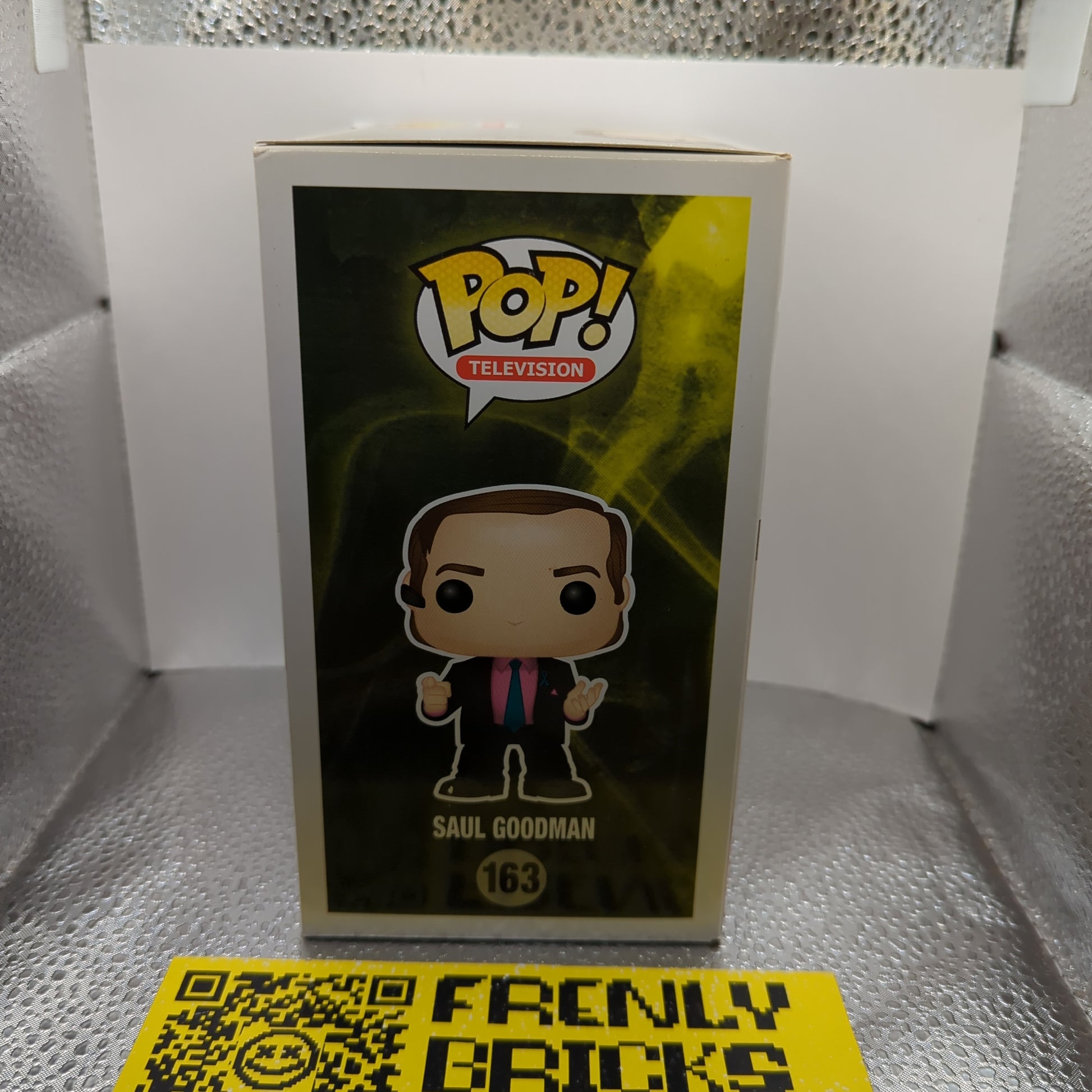 Funko Pop Vinyl - Breaking Bad - Saul Goodman #163 FRENLY BRICKS - Open 7 Days