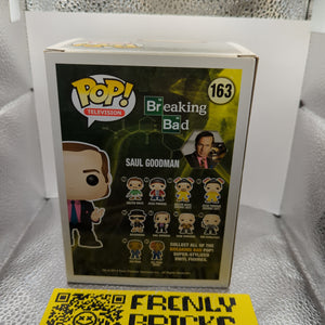 Funko Pop Vinyl - Breaking Bad - Saul Goodman #163 FRENLY BRICKS - Open 7 Days