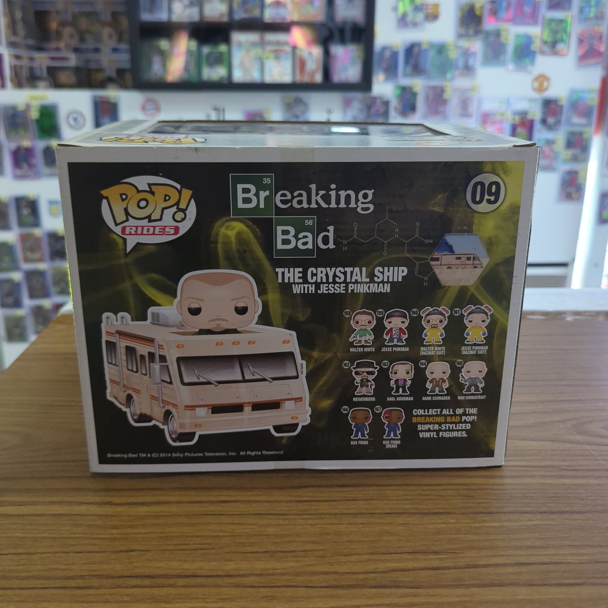 Funko POP Rides! Breaking Bad: The Crystal Ship #09 FRENLY BRICKS - Open 7 Days