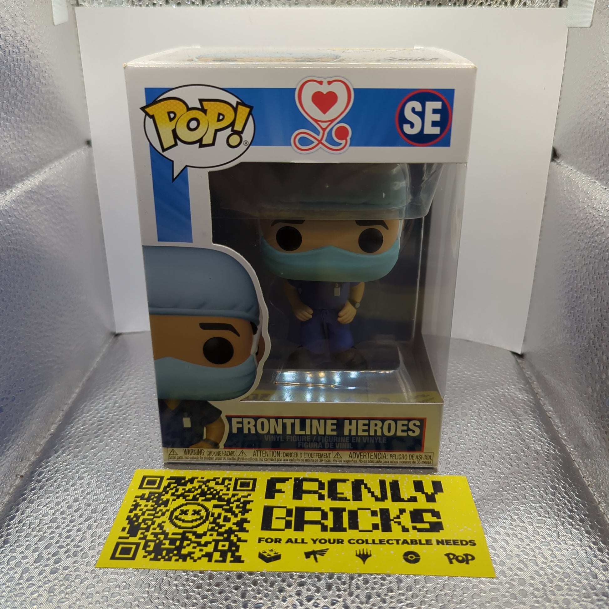 Funko POP Frontline Heroes SE Male Nurse Vinyl Figure FRENLY BRICKS - Open 7 Days