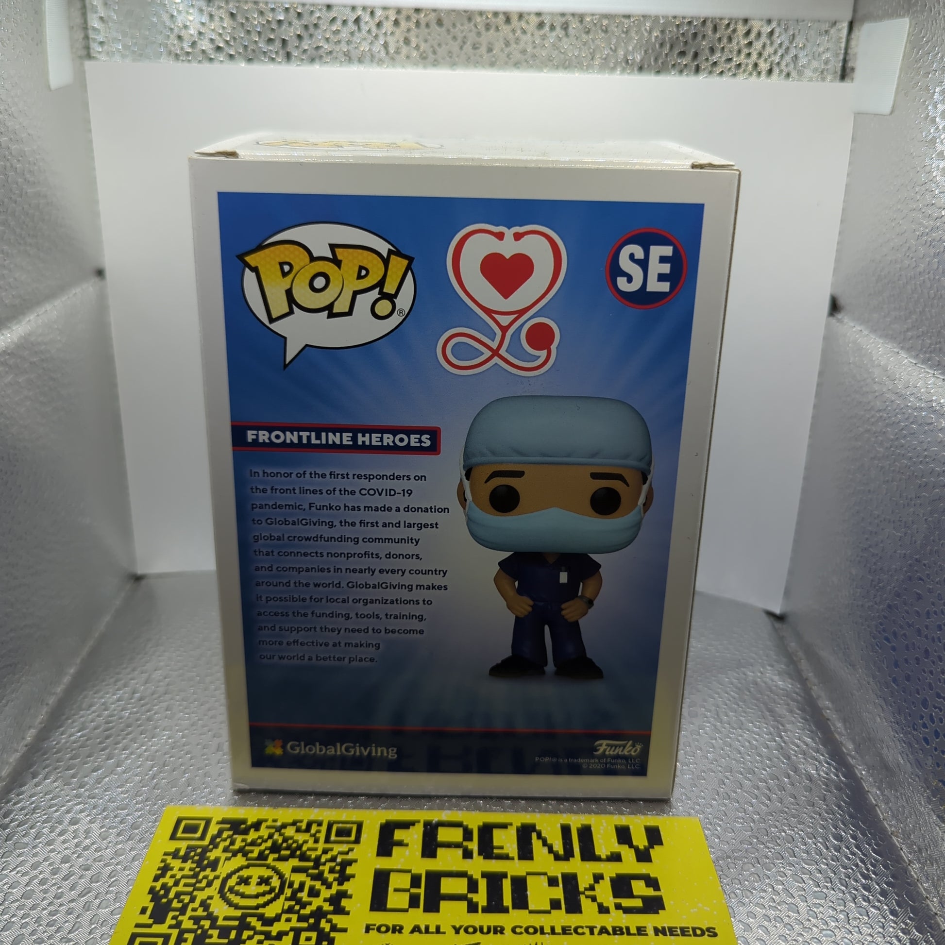 Funko POP Frontline Heroes SE Male Nurse Vinyl Figure FRENLY BRICKS - Open 7 Days