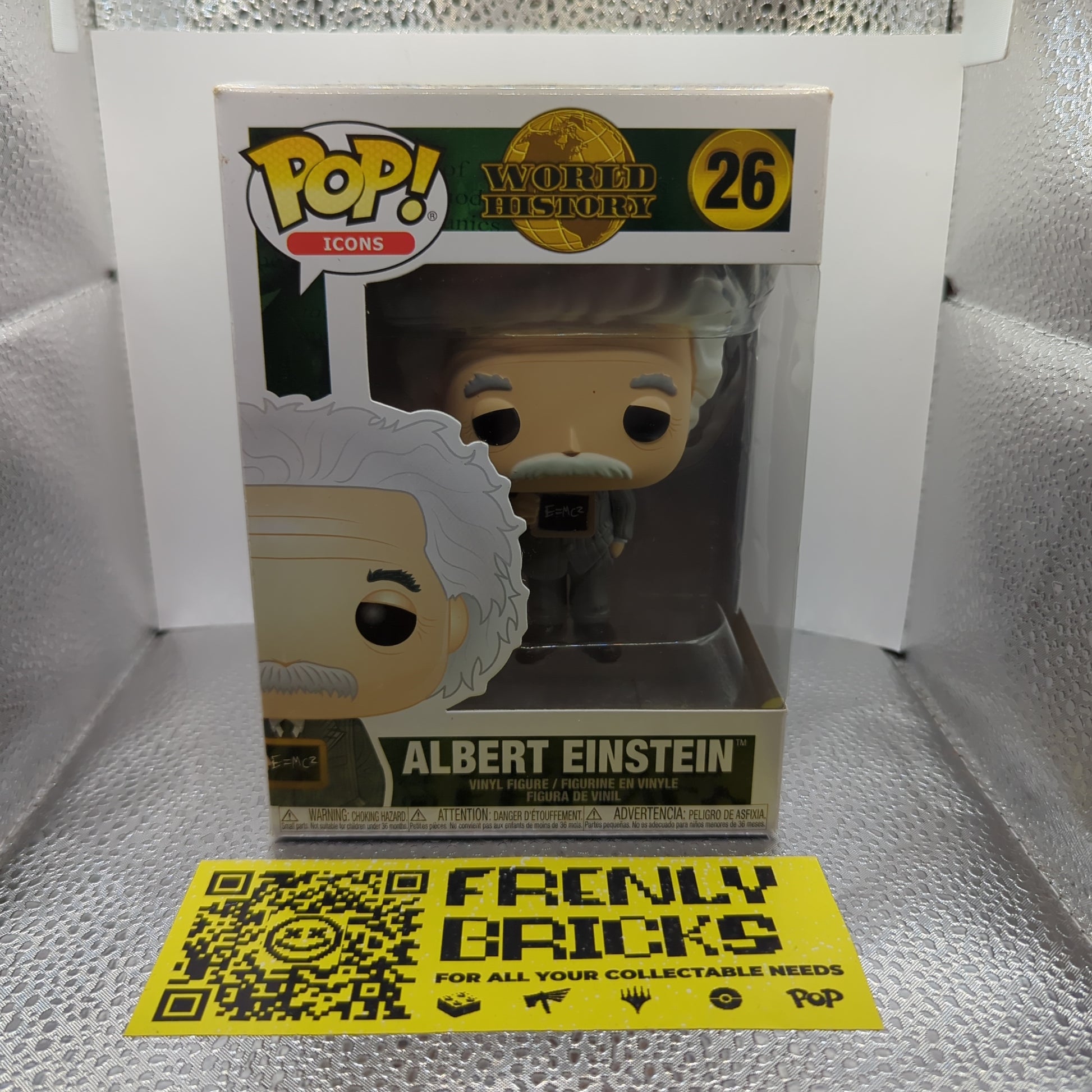 Albert Einstein Funko Pop! Vinyl #26 FRENLY BRICKS - Open 7 Days