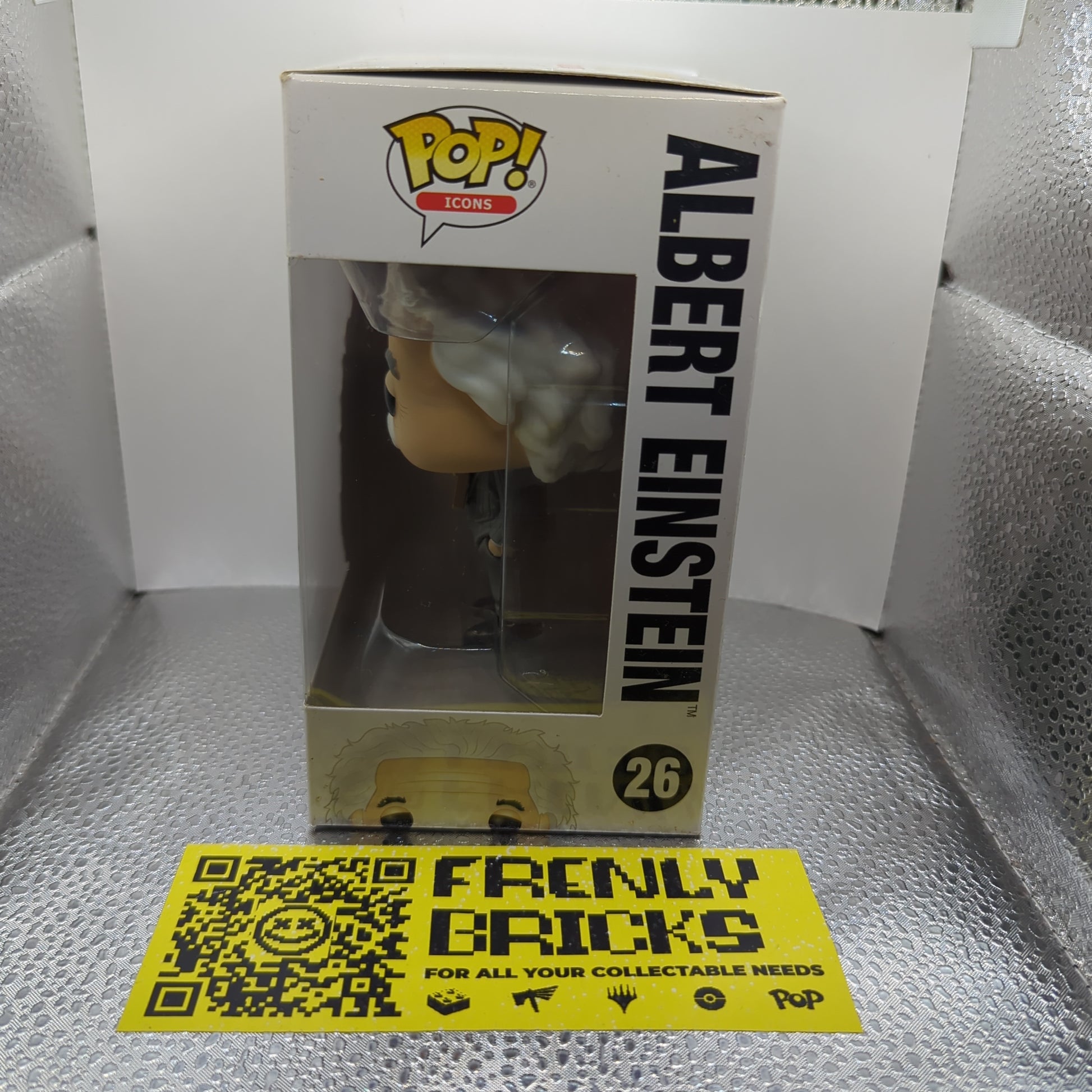 Albert Einstein Funko Pop! Vinyl #26 FRENLY BRICKS - Open 7 Days