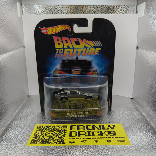 2016 HOT WHEELS Back to the Future Time Machine Hover Mode Retro DWJ76 BTTF FRENLY BRICKS - Open 7 Days