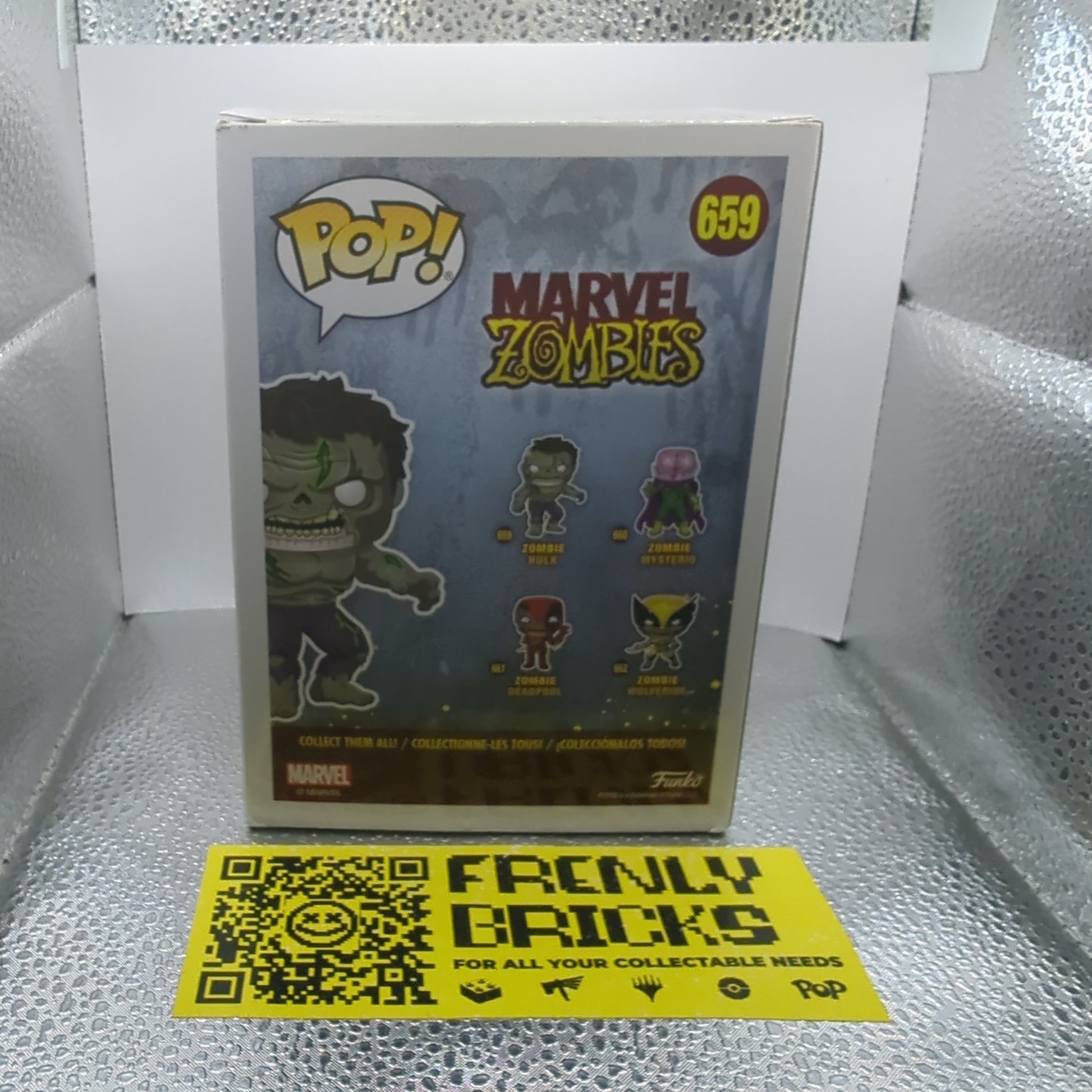 Marvel Zombies - Hulk Zombie Pop! Vinyl Figure #659 FRENLY BRICKS - Open 7 Days