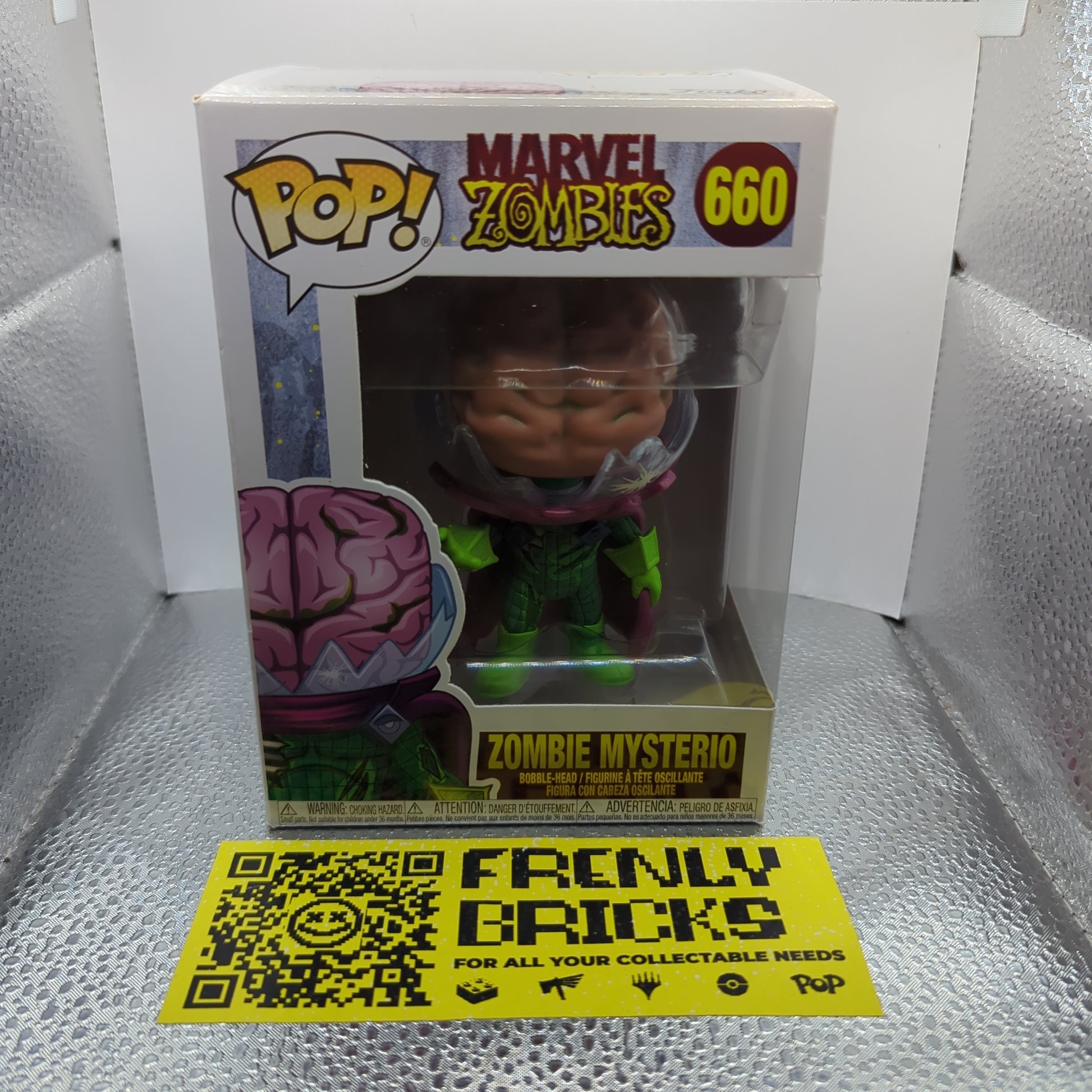 Funko Pop Zombie Mysterio 660 Marvel Zombies Vinyl Figure FRENLY BRICKS - Open 7 Days