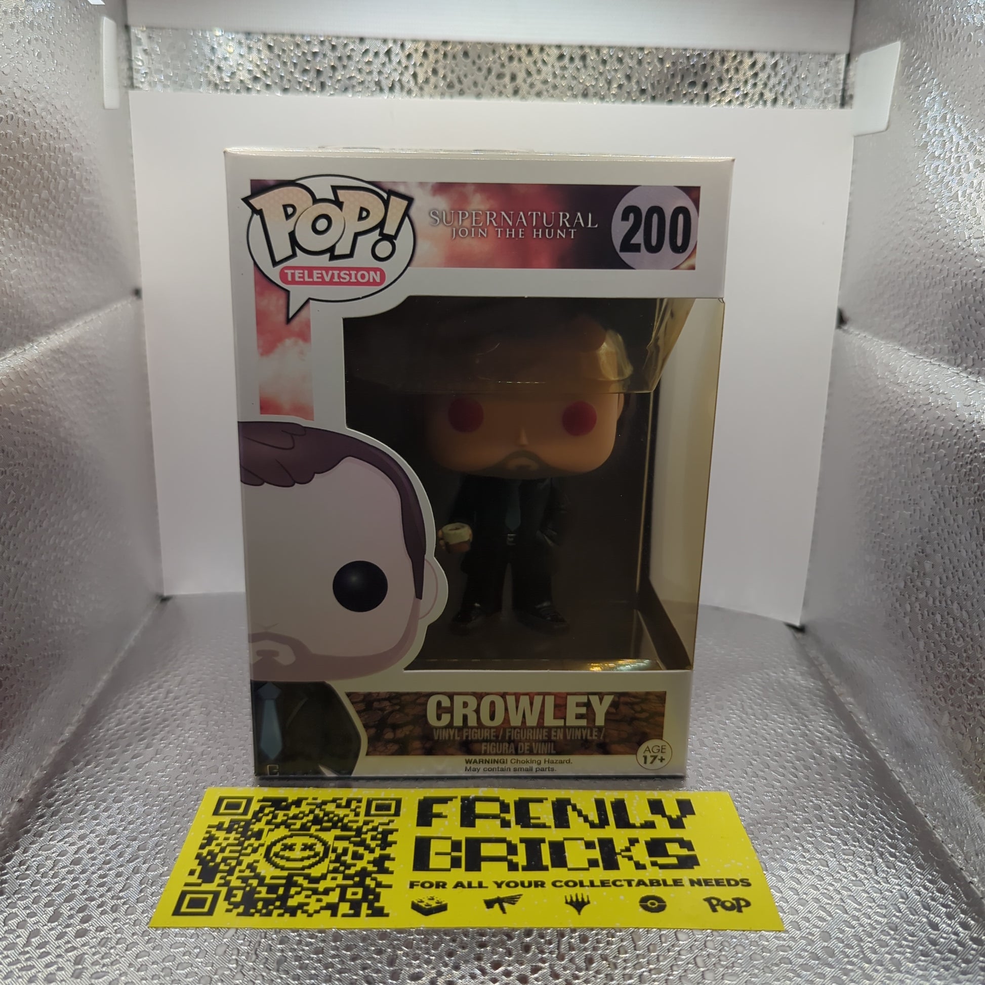 Funko Pop Crowley Supernatural 200 Red Eyes FRENLY BRICKS - Open 7 Days