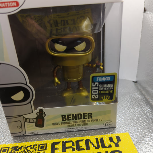 Funko POP Gold Bender 29 Futurama SDCC 2015 FRENLY BRICKS - Open 7 Days