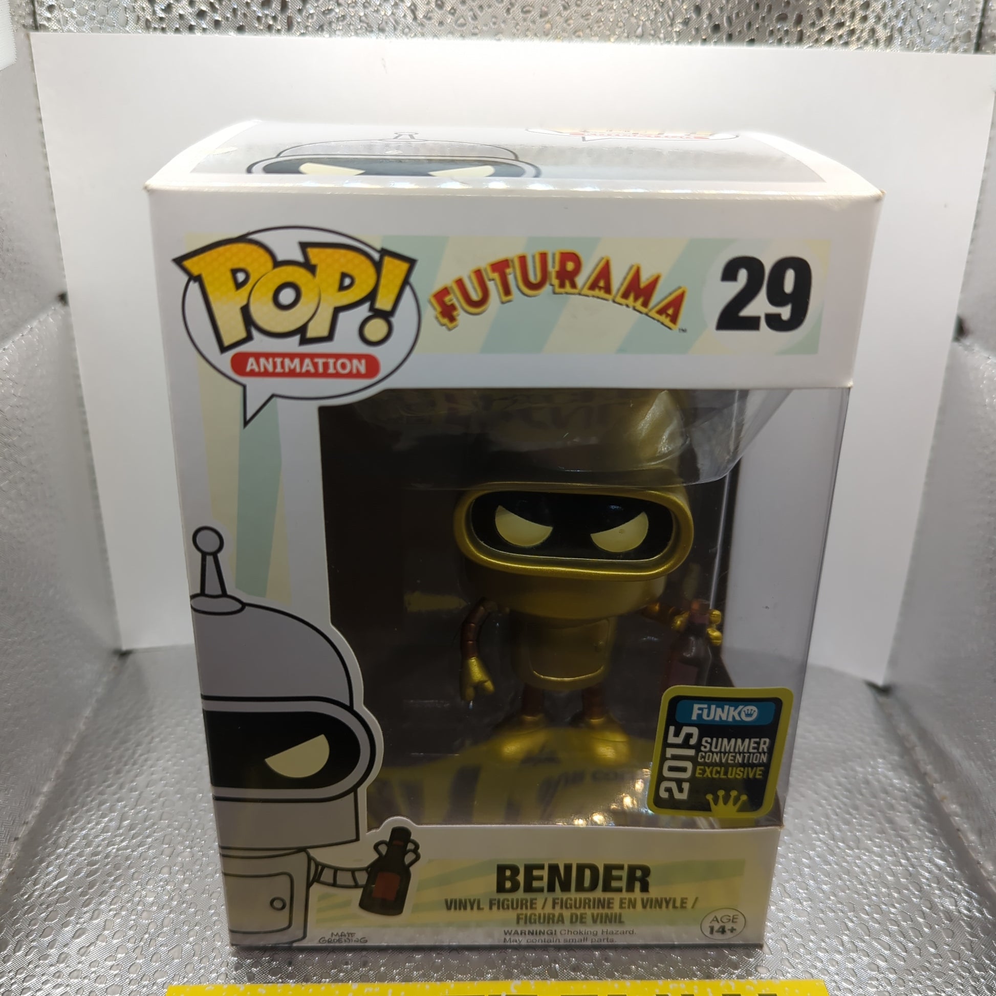 Funko POP Gold Bender 29 Futurama SDCC 2015 FRENLY BRICKS - Open 7 Days