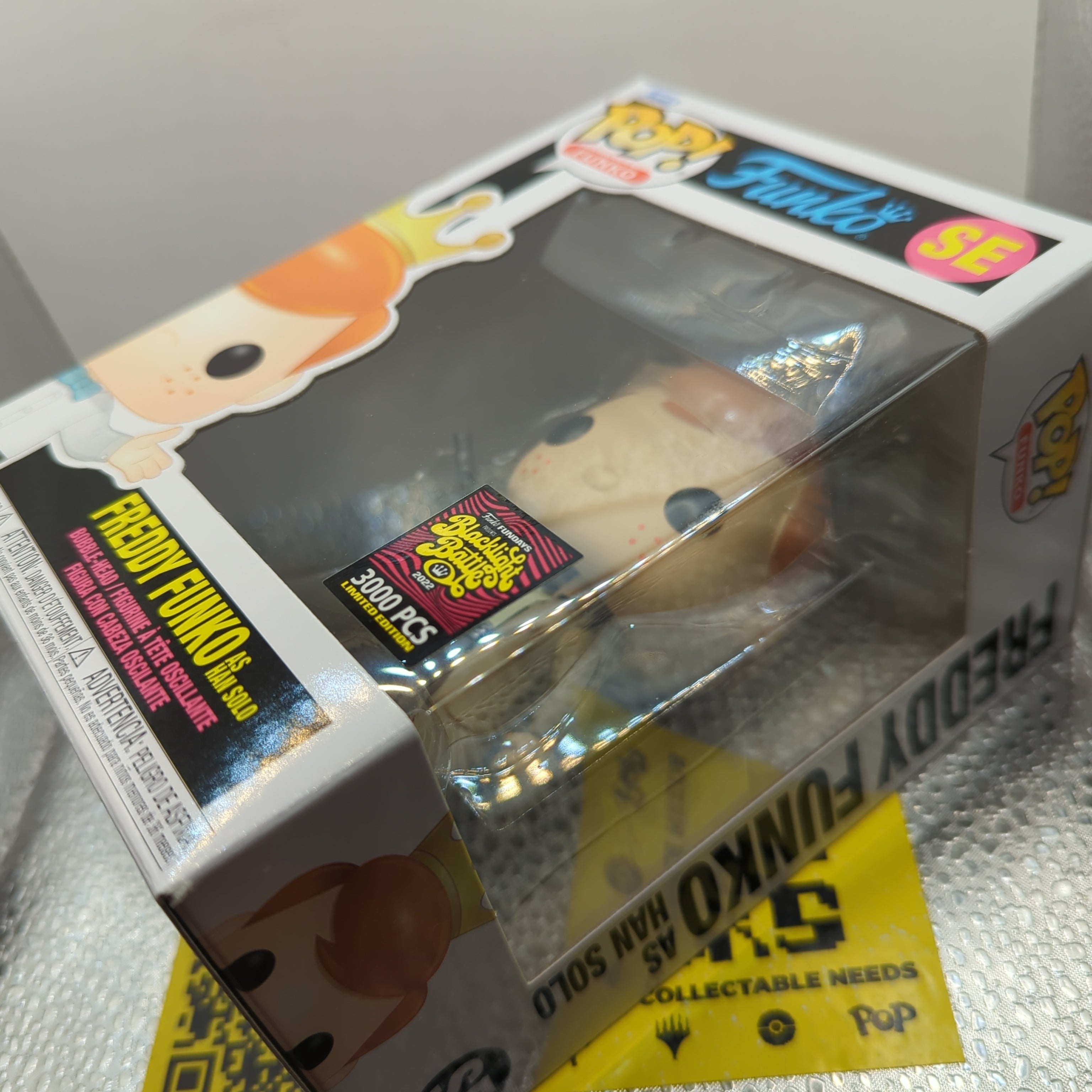 Freddy Funko as Han Solo Funko Pop Fundays Blacklight Battle 3000 Star Wars offers