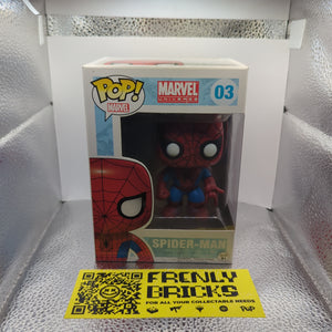 Spider-Man #03 Marvel Universe Funko Pop Vinyl FRENLY BRICKS - Open 7 Days