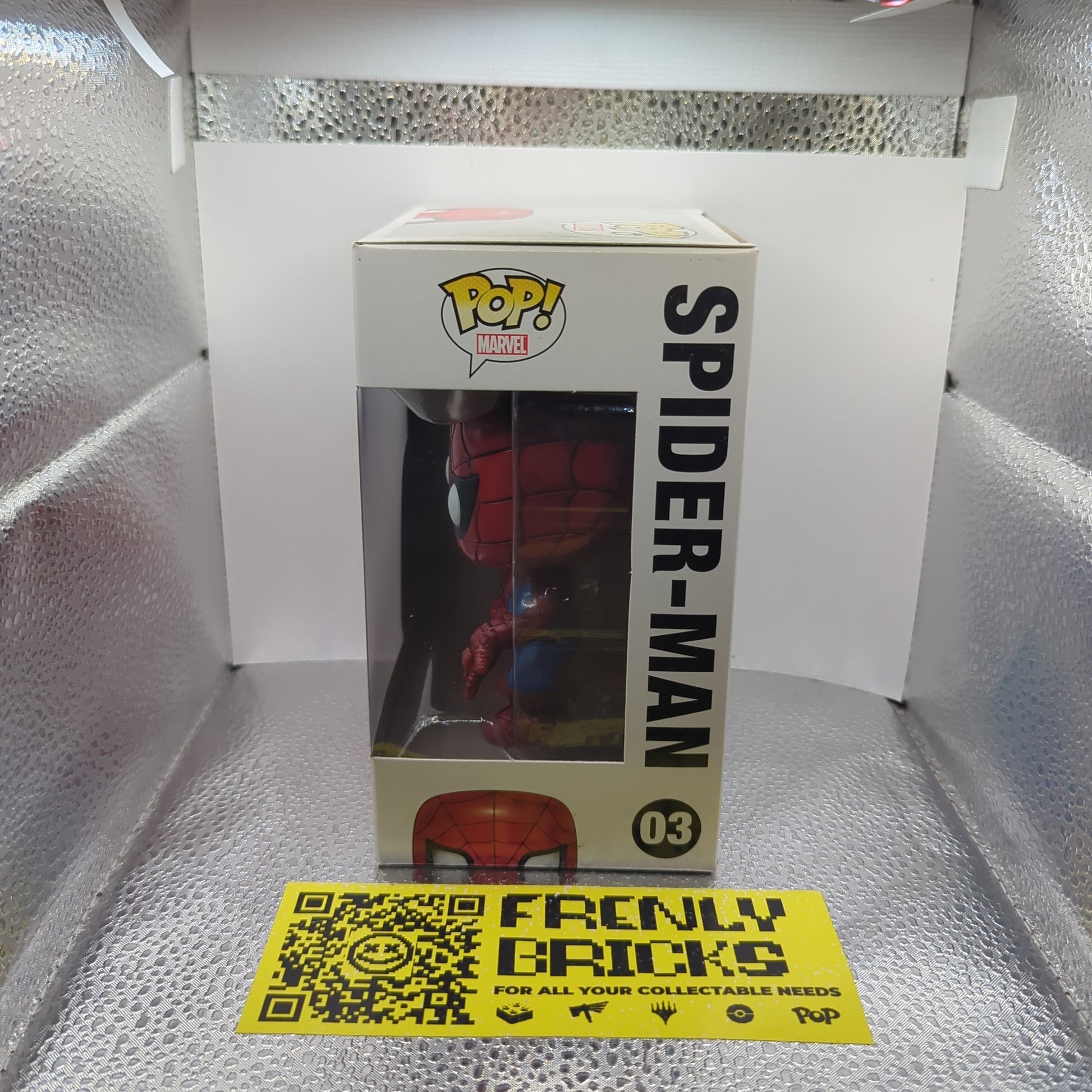 Spider-Man #03 Marvel Universe Funko Pop Vinyl FRENLY BRICKS - Open 7 Days