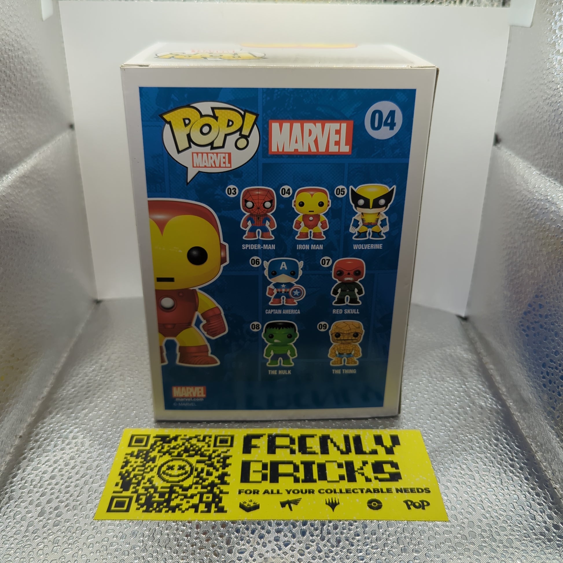 Funko Pop Marvel Iron Man 04 Vinyl Figure FRENLY BRICKS - Open 7 Days