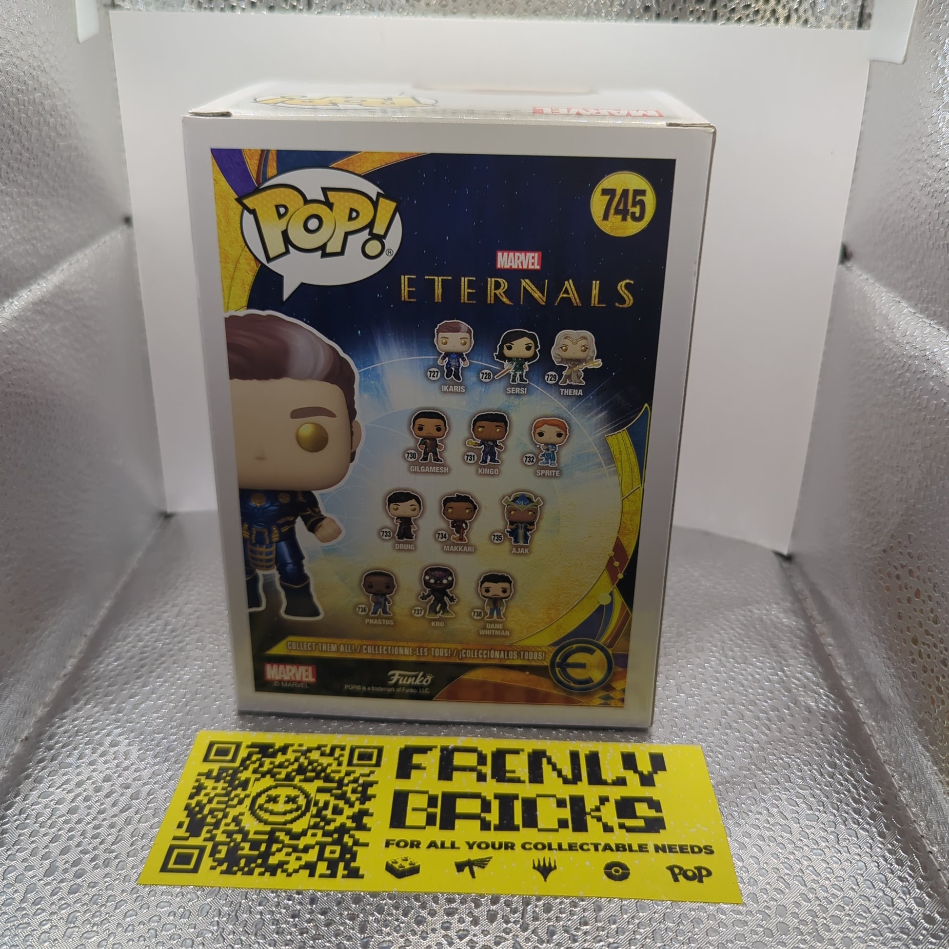 Ikaris 745 ~ Marvel: Eternals ~ Funko Pop Vinyl ~ Exclusive Collector Corps FRENLY BRICKS - Open 7 Days