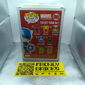 Funko POP! Marvel Captain America #06 Vaulted In Box FRENLY BRICKS - Open 7 Days