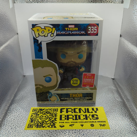 Marvel Funko Pop - Thor (Glow) - Thor Ragnarok - SDCC Exclusive - #335 FRENLY BRICKS - Open 7 Days