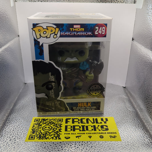 Funko Pop Vinyl Thor Ragnarok Hulk 249 Exclusive MIB FRENLY BRICKS - Open 7 Days