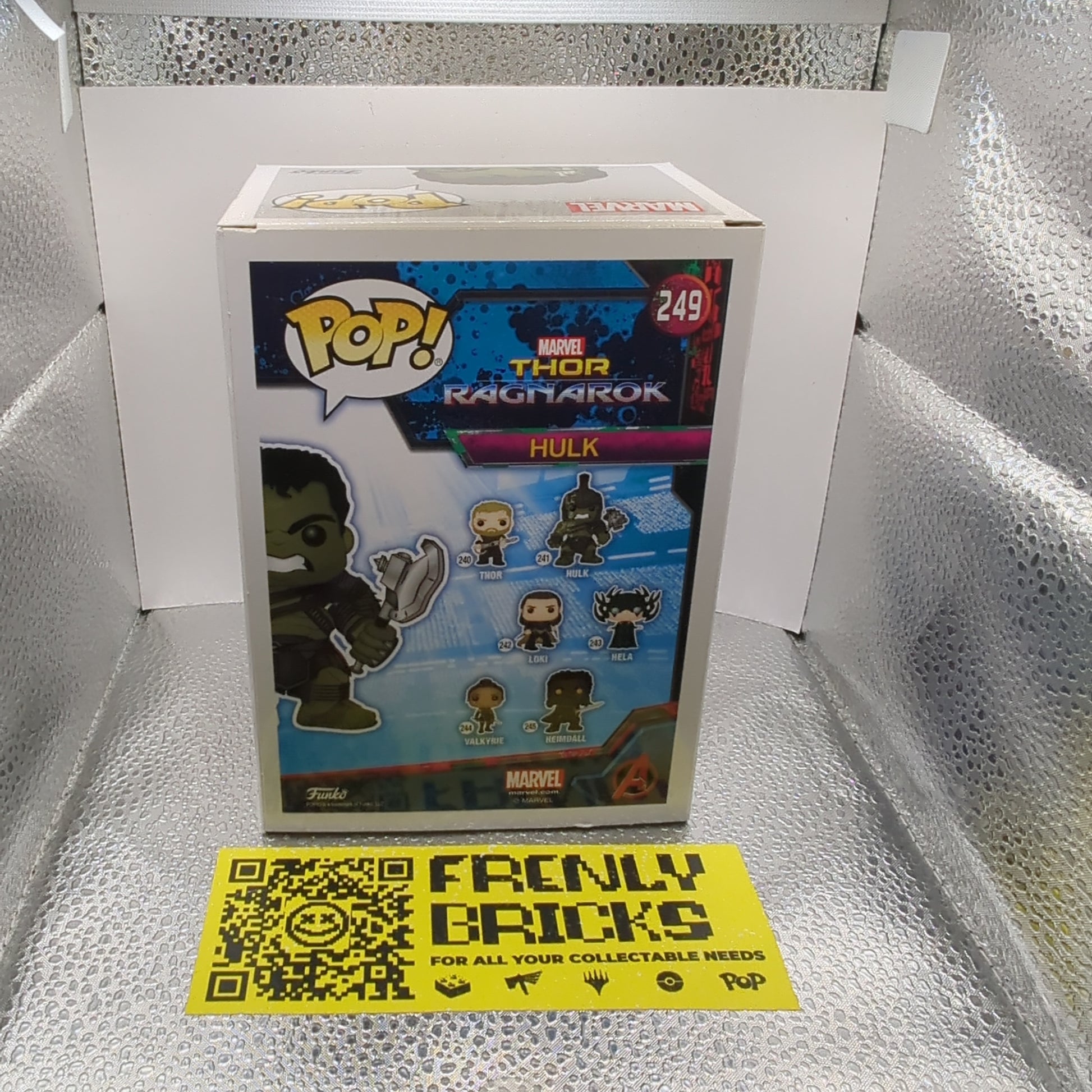 Funko Pop Vinyl Thor Ragnarok Hulk 249 Exclusive MIB FRENLY BRICKS - Open 7 Days