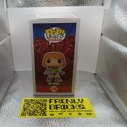 POP! VINYL RETRO TOYS MOTU #106 HE-MAN (2022 Summer Convention L/Edition) FRENLY BRICKS - Open 7 Days