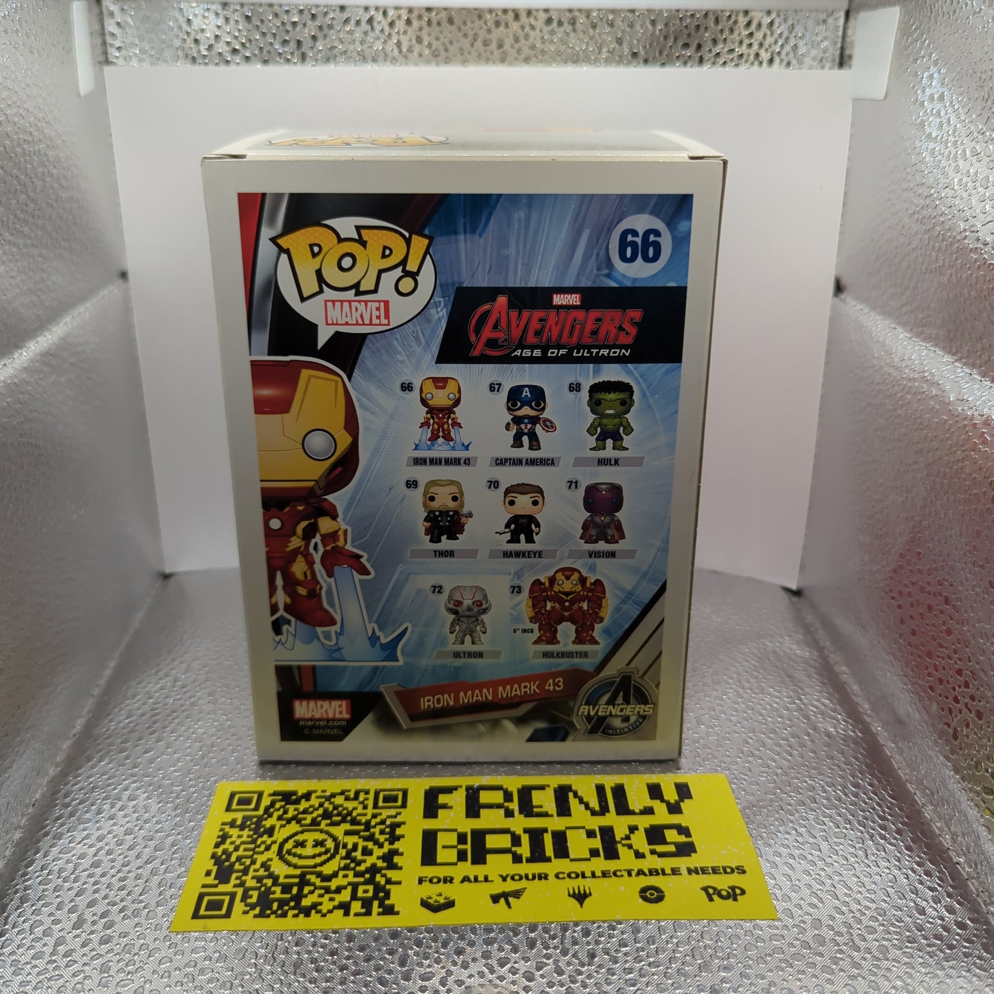 Iron Man 66 Avengers Age Of Ultron Marvel Funko Pop Vinyl FRENLY BRICKS - Open 7 Days