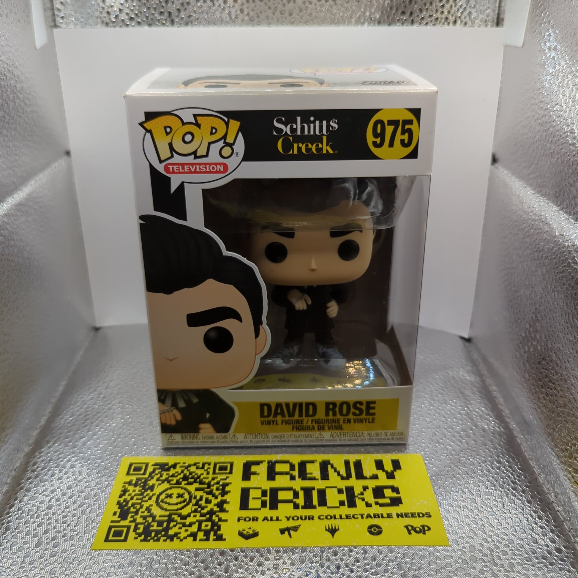 Schitt's Creek - David Rose Pop! Vinyl #975 Funko FRENLY BRICKS - Open 7 Days