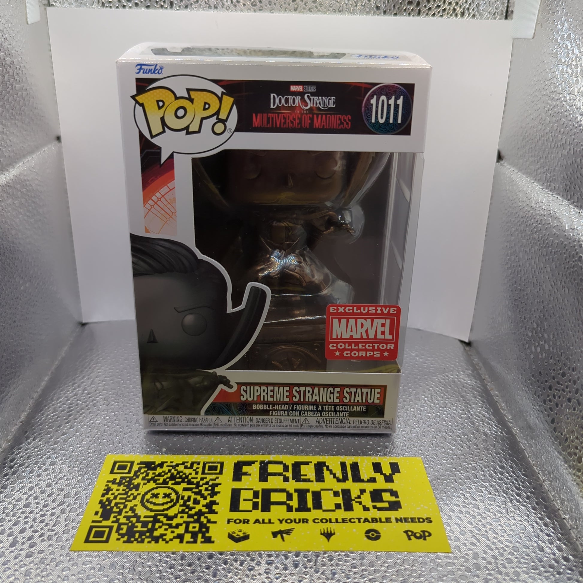 Marvel Funko Pop - Supreme Strange Statue - Multiverse of Madness - No. 1011 FRENLY BRICKS - Open 7 Days